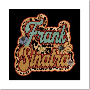 Vintage Frank Proud Name Sinatra Personalized Birthday Retro Posters and Art